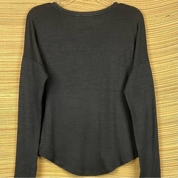 Rag & Bone Luca Long Sleeve Tee In Black Size SP - Picture 7 of 11